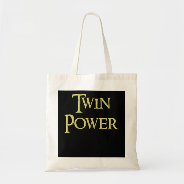 Doble potencia, bolsa de tote, a la venta! (Frente)
