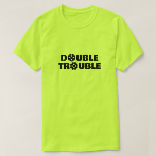 DOBLE PROBLEMA camiseta divertida de piquetes para