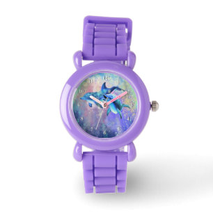Doble regalo de reloj de delfines