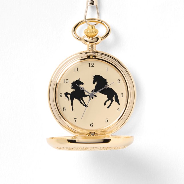 Doble reloj de caballos (Anverso)