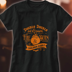Doble toil y problema camiseta de Halloween