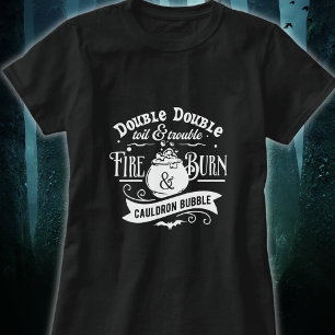 Doble toil y problema camiseta de Halloween