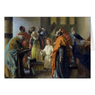 Doce-año viejo Jesús en el templo, 1851