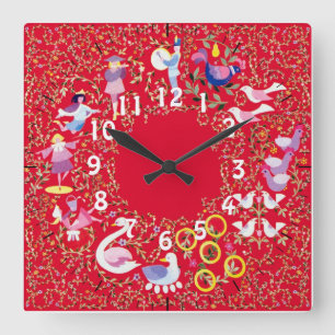 Doce días de reloj del navidad