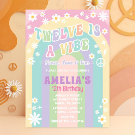 Doce es una invitación de cumpleaños de ambiente