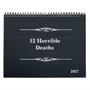 Doce muertes horribles Calendario 2027