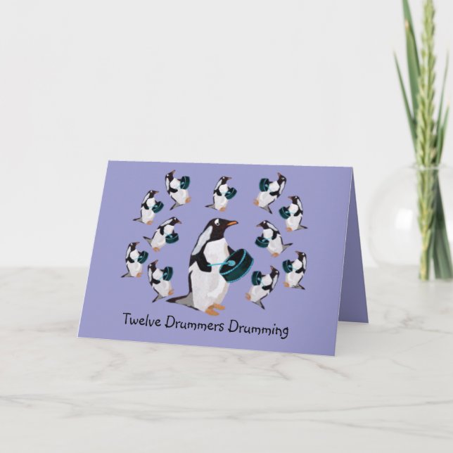 Doce tambores Tarjetas de tambor (Anverso)