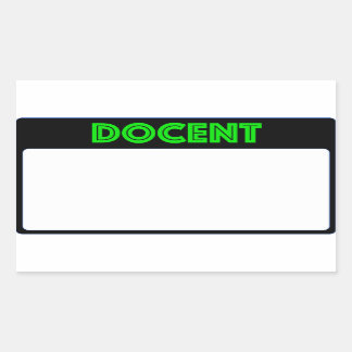 Docent conocido de la etiqueta
