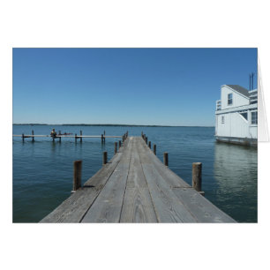 Dock en el lago Iowa