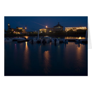 Dock Street, Cedar Key, Florida, de noche