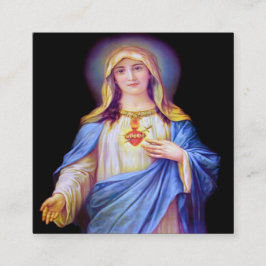 Documento religioso o tarjeta de visita