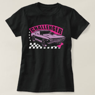 Dodge Challenger Muscle Car playera for Girls