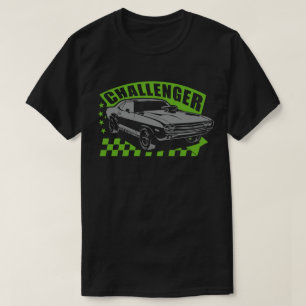 Dodge Charger Racing Muscle Car playera Green