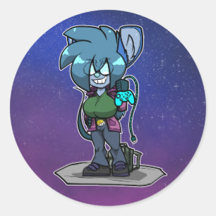 Dodger Chibi Pegatina