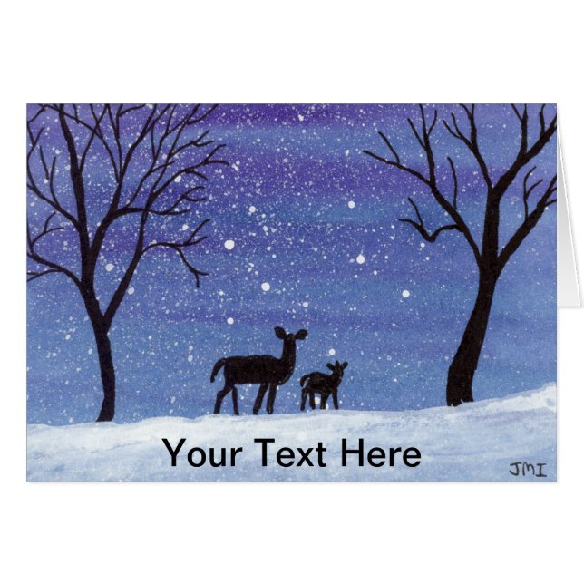 Doe and Fawn (Anverso (Horizontal))