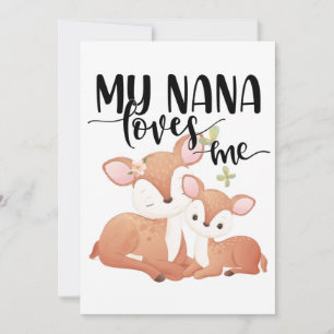 Doe and Fawn Mi Nana me ama