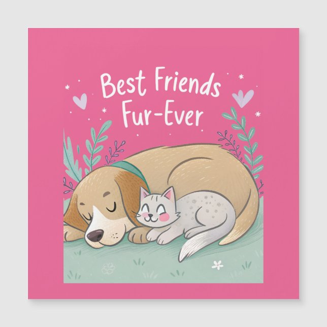 Dog and Cat Best Friends Forever (Anverso)