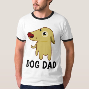 DOG DAD, camisetas de adorno de perro para hombres