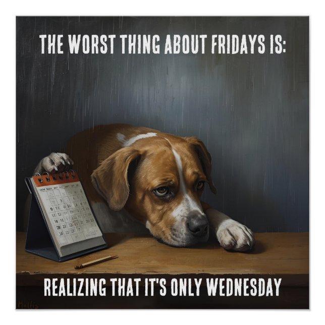 Dog Glossy Poster (Anverso)