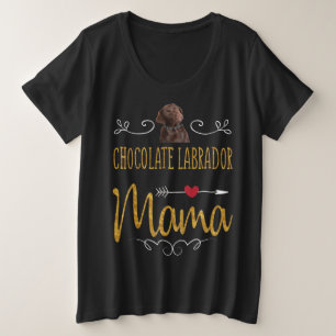 Dog Lover Chocolate Labrador Mama
