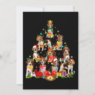Dog Lover Regalos Beagle Tree Navidades Light