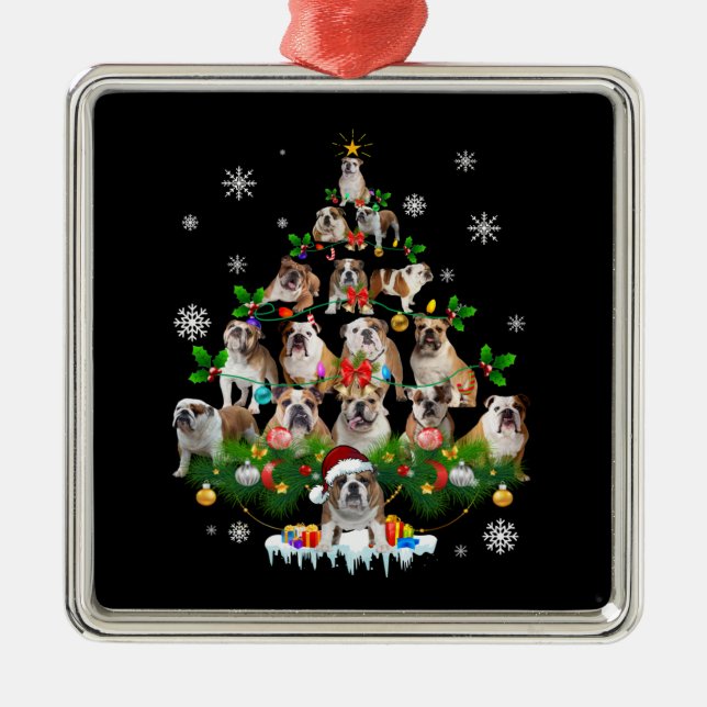 Dog Lovers | Ornamentos de árbol de Navidad de Bul (Frente)