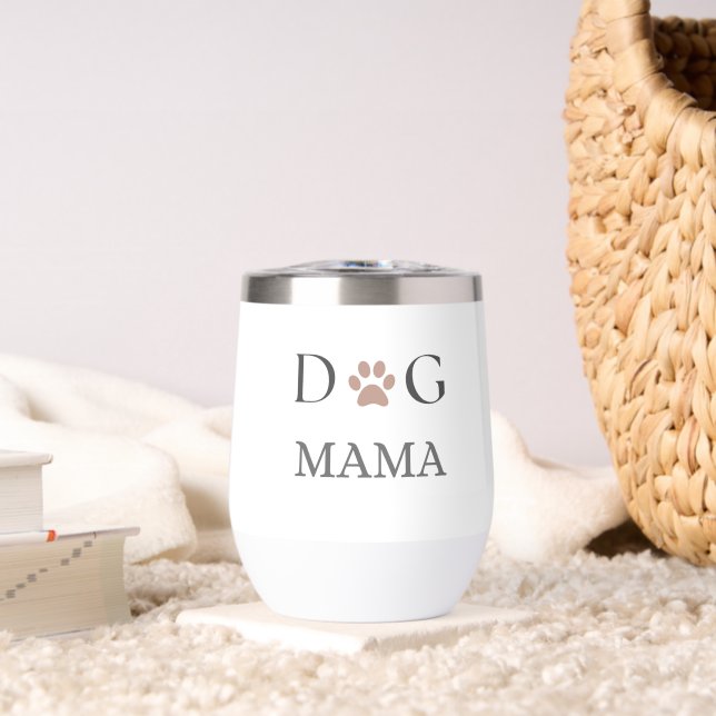 Dog Mama Paw Print, Mothers Day & Birthday   (Sala de estar (girada))