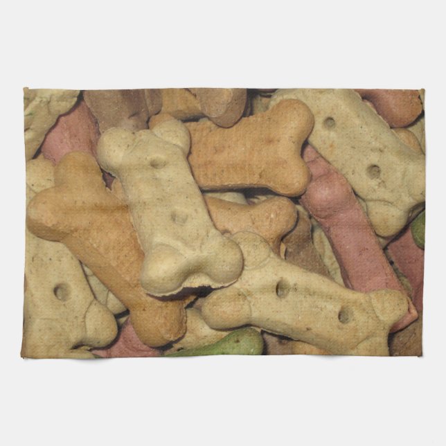 Dog trata toalla de cocina (Horizontal)