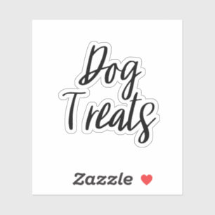 Dog Tratamientos Pegatina de almacenamiento