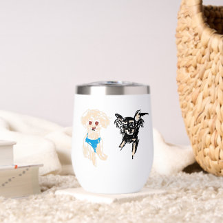dog tumbler