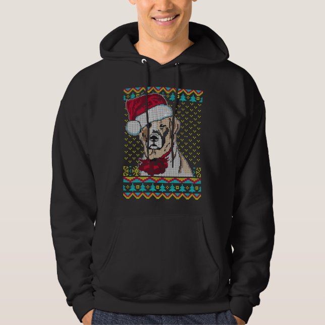 Dogar de Labrador Navidades feos suéter (Anverso)