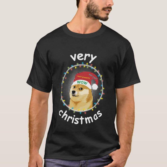 Doge Muy Navidades Camiseta Esencial (Anverso)