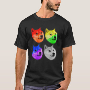 Dogecoin Doge Crypto Top Meme Funny Bandera LGBT L