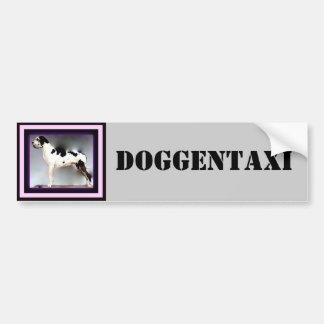 Dogge alemán, Great Dane, Arlequín, Taxi, Pegatina