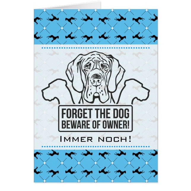 Doggen Karte beschriftet (Frente)