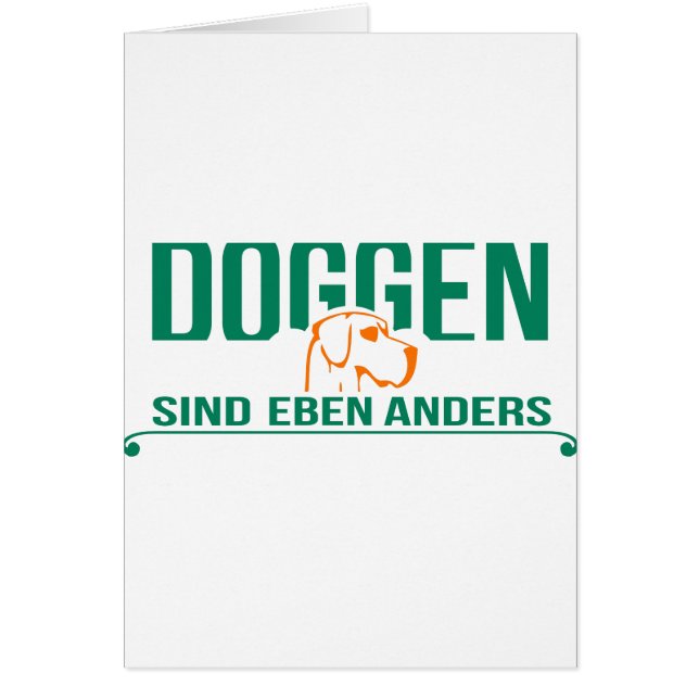 Doggen sind eben anders (Frente)