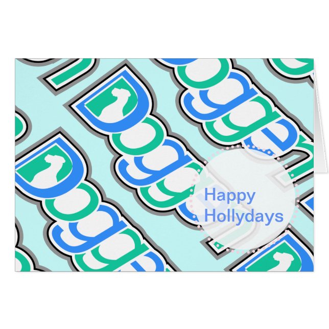 Doggen Text mit Kopf (Anverso (Horizontal))