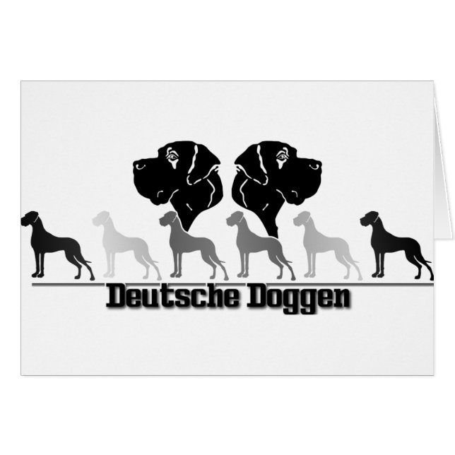 Doggenlogo Schwarz Grau (Anverso (Horizontal))