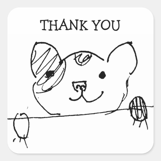 Doggie Pegatina (Anverso)