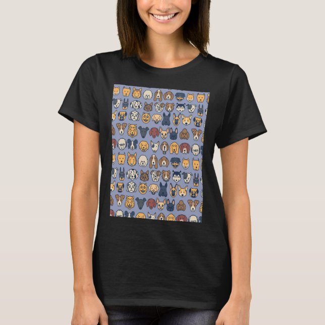 Doggos Blue Sleeveless Top (Anverso)