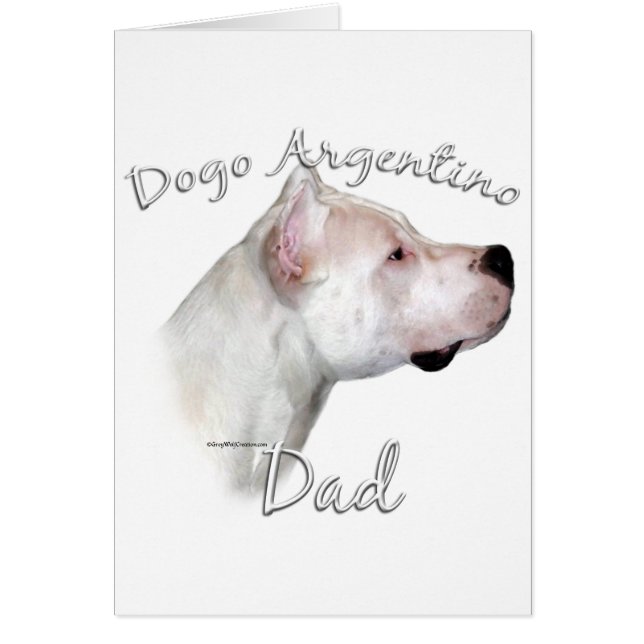 Dogo Argentino Dad 2 (Frente)