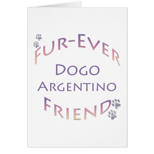 Dogo Argentino Furever (Frente)