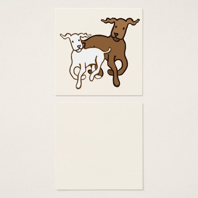 Dogs walking (Anverso y reverso)