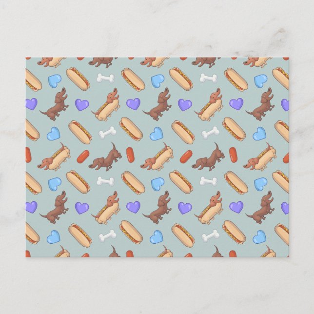 Dogsund caliente: postal (Anverso)