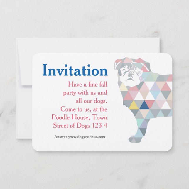 Doguillo invitación (Reverso)