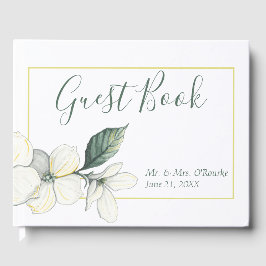 Dogwood Blooms, libro de invitados Boda