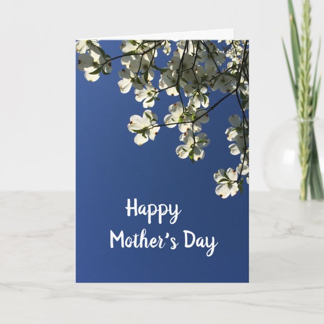 Dogwood Blossom Dos tarjetas del día de la madre (Anverso)