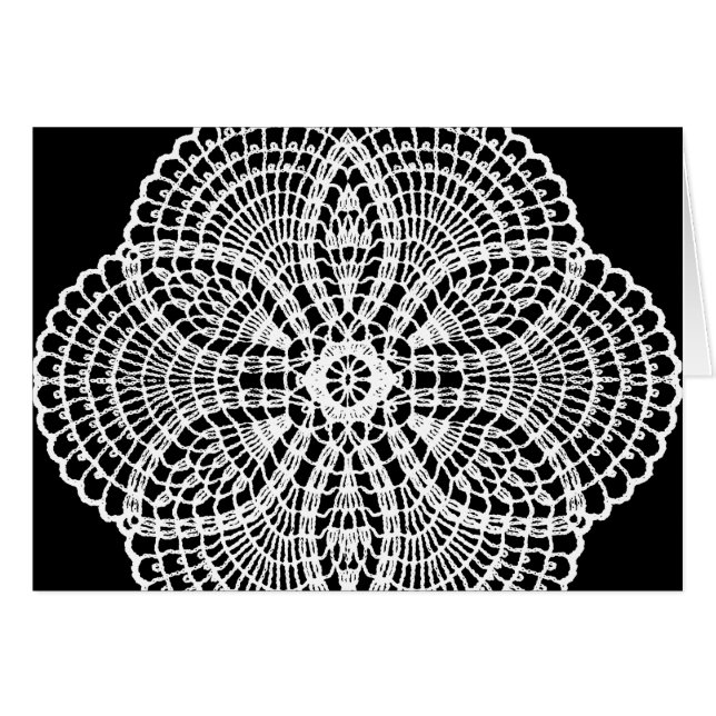 Doily Art Card (Anverso (Horizontal))