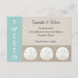 Dólar de arena y dulce de borrega 16 Invitación