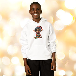 Doll Baby Navidades Elf Boy's Hoodie